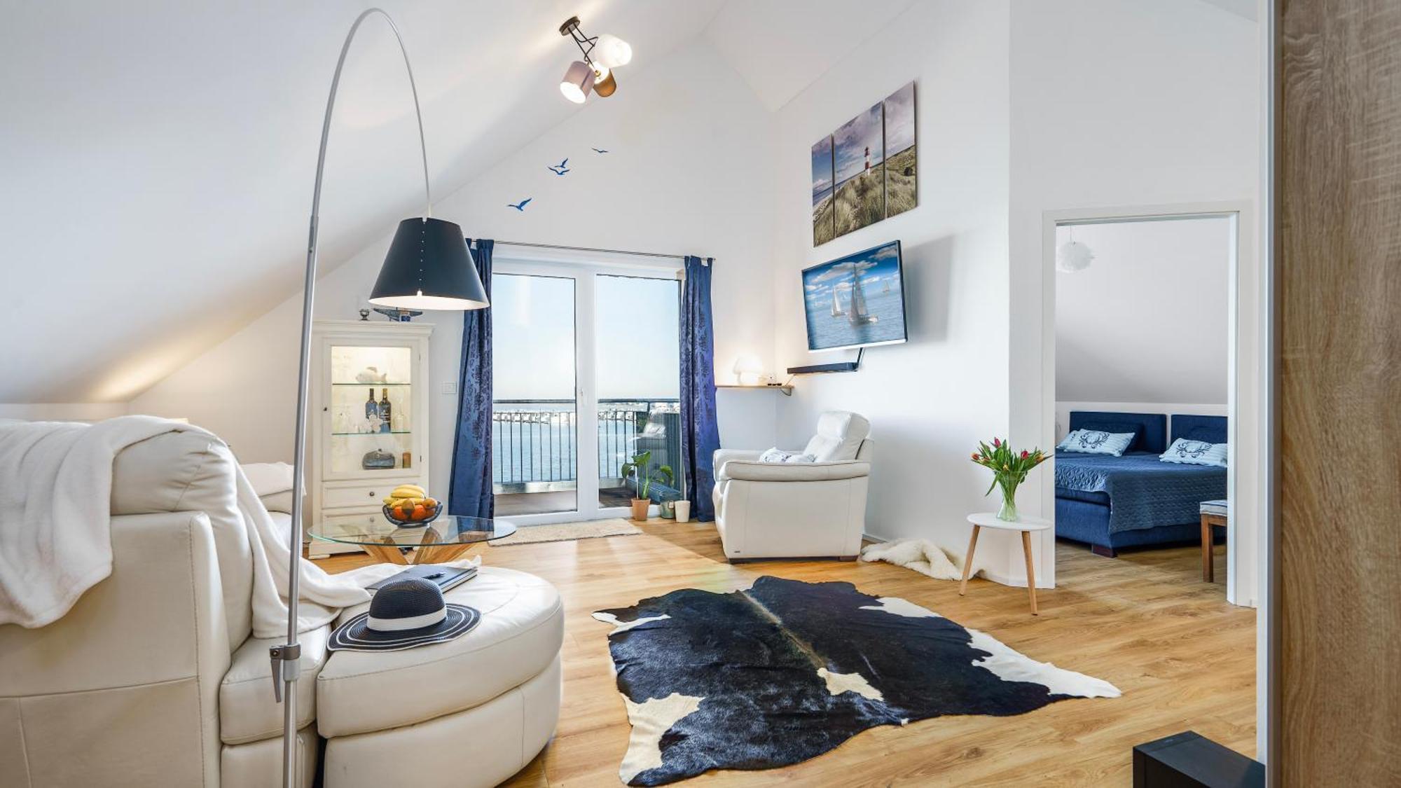 Lungomare Oro, Penthouse Am Yachthafen, Traum Meerblick, Hunde Erwuenscht Kappeln Luaran gambar